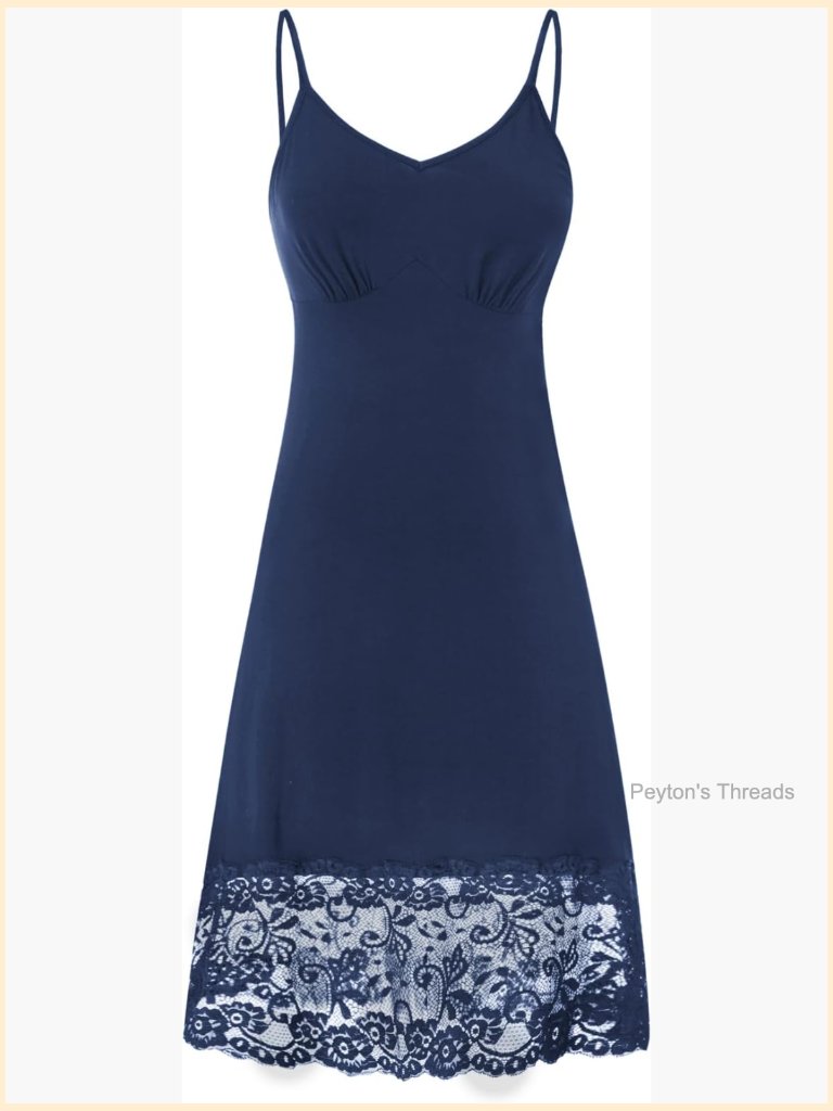 Full Slips For Women Under Dresses Adjustable Spaghetti Strap Cami Slip Rayon